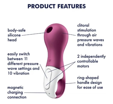 Вакуумный стимулятор клитора Satisfyer Lucky Libra